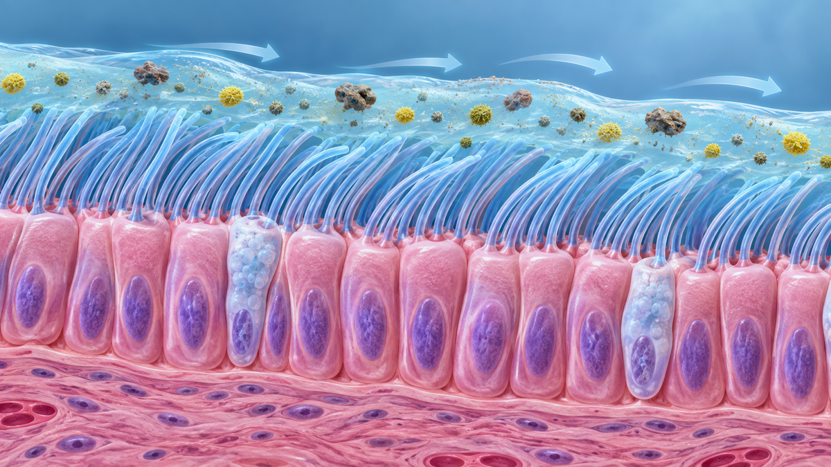 Your Airway Has a Built-In Cleaning Crew, Here's What Slows It Down as the Air Turns Dry (and As You Age)