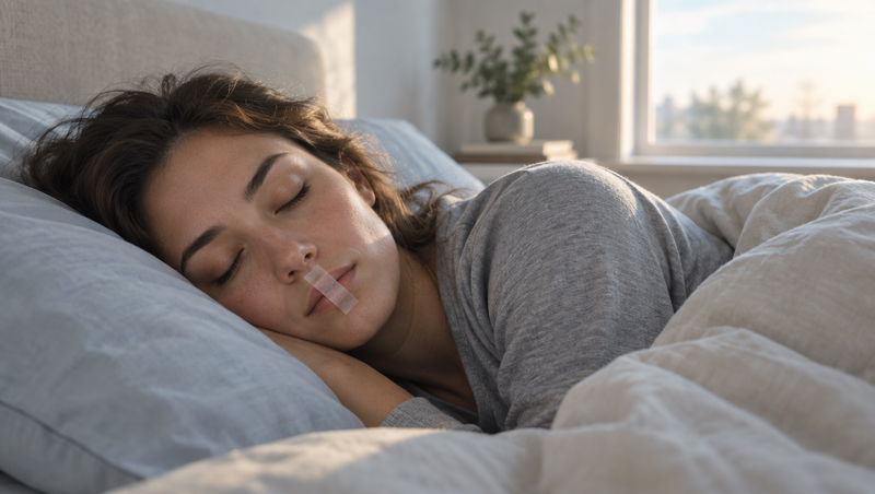 Mouth Taping Became a Massive Sleep Trend on Social Media. The Research Behind It Is a Lot More Complicated